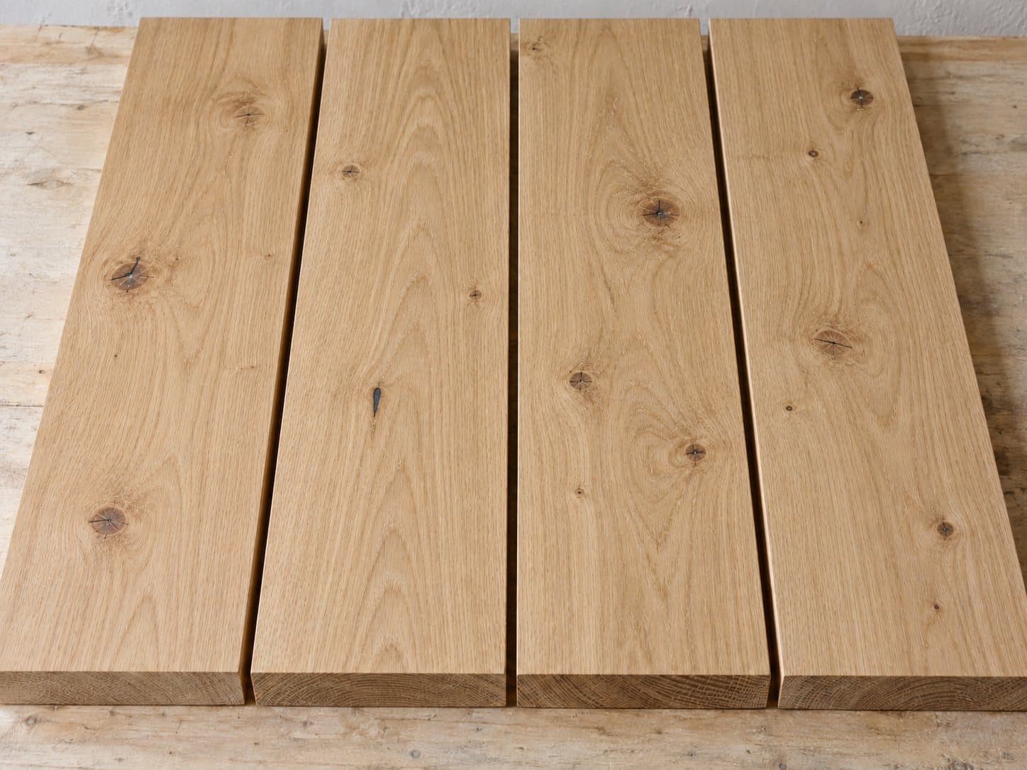 Character oak boards