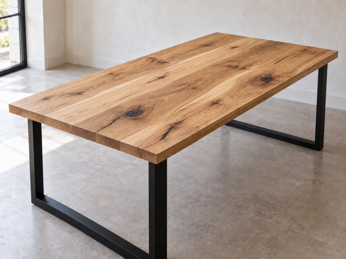 Rustic oak table tops