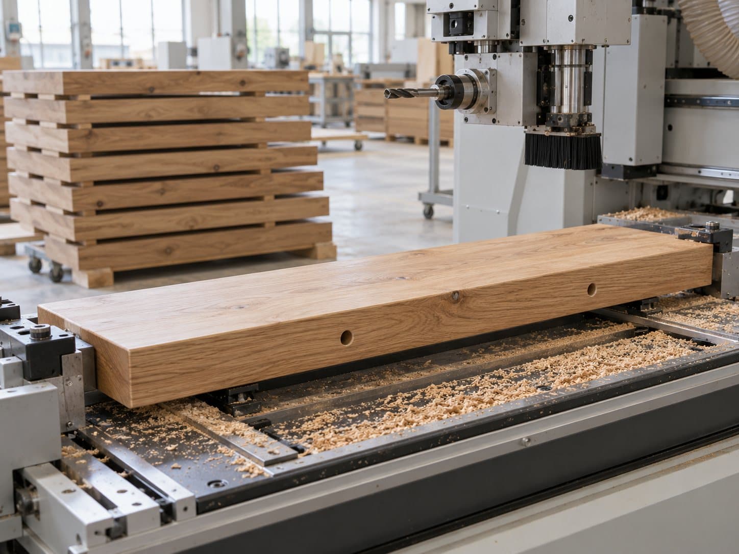 Treads on cnc machine