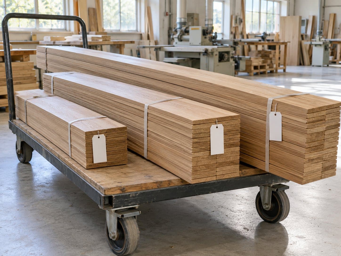 Boards cut to length