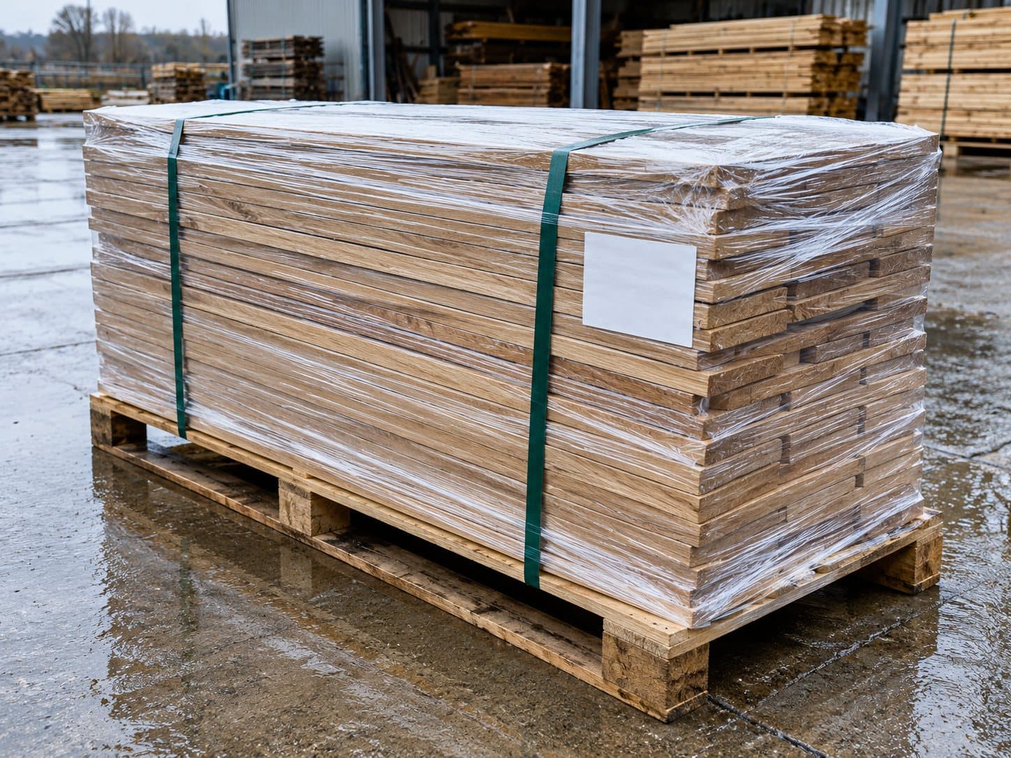 Wrapped pallet thin boards